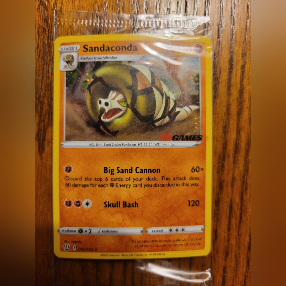 Sandaconda Pokémon Card